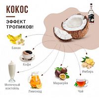 Сироп для кофе и коктейлей Davinci Gourmet Кокос 1 л